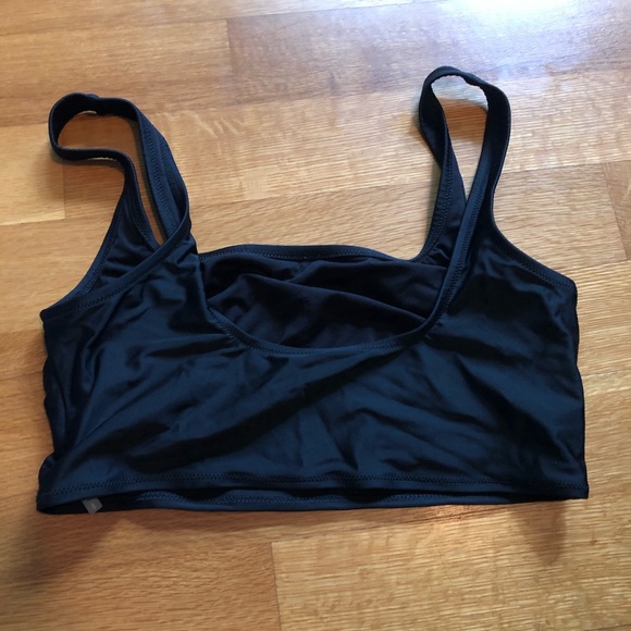 Black Scoop Neck Bikini - Picture 2 of 3
